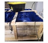 Outdoor Stock Tank for Koi Pond - 9.51'x6.23'x2.95' Temporary Fish Storage with Pull Rings, Ideal Aquatic Shelter for Above Ground Pools and Garden Use