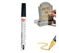 Outdoor Stone Monument Paint Pen 3mm Waterproof Sunproof Paint Marker For Drawing Coloring On Gravestones And Tombstone,Quick-Dry Weather-Resistant Stone Touch-Up Marker