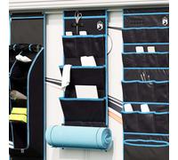 Outdoor Storage Bag Black/Blue Oxford 91x47.5cm Lightweight Camping Durable Gear