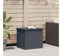 Outdoor Storage Box Anthracite 55x50.5x50cm Steel Gas-Lift Lid Weatherproof All