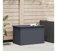Outdoor Storage Box Anthracite Steel 80x50.5x50cm Gas Lift Weatherproof Durable