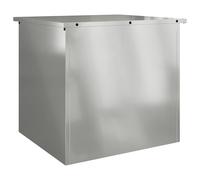 Outdoor Storage Box Steel Garden Solution Terrace Organizer Urban Style vidaXL