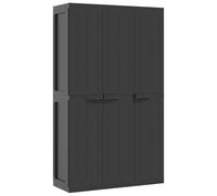 Outdoor Storage Cabinet Terrace Patio Garden Cabinet Tool Cupboard PP vidaXL