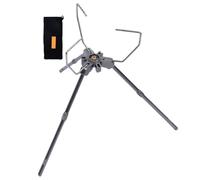 Outdoor Stove Holder, Camping Stove Holder, Stainless Steel Oven Holder for Outdoors, Height Adjustable Burner Holder, Picnic, BBQ, Camping, Backpacking, Hiking