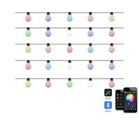 Outdoor String Multicolour Smart LED Lights with App 25 Bulbs ISORTOQ