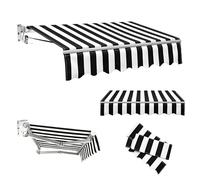 Outdoor Sun Canopy Replacement Fabric 380g/㎡ - Fits 8.2x6.5ft, 10x8ft, 12x10ft - Durable Shade Cloth for Patio, Balcony, Backyard, Cafe, UV Resistant