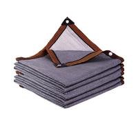 Outdoor Sun e Sail Grey UV Resistant e Cloth for Garden Patio Pool & Greenhouse Sunblock Netting with Grommets (500cm x 700cm)