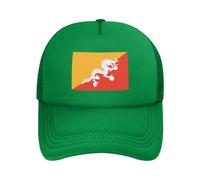 Outdoor Sun Hats with Bhutan National Flag: Baseball/Trucker/Dad Multi-Style | Upf50+ Adjustable Polyester Mesh