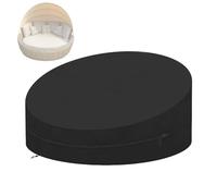 Outdoor Sun Lounger | Protective Cover for Hammock - Semi-Circular Sun Island Waterproof Shade Cover - for Terrace Backyard and Garden