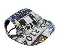 Outdoor Sun Protection Balaclava for Dogs, Sun Hat for Dogs - Unique Dog Baseball Hat with Ear Holes,Stylish Lightweight Canvas Dog Hats for Fami