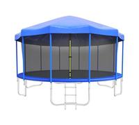Outdoor Sun Shade Canopy Cover for 6ft-16ft Trampolines - UV Protection Accessories for Backyard Fun Weather-Resistant Easy to Install Design