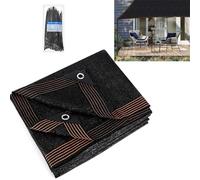 Outdoor Sun Shade Cloth with Grommets - UV Protection for Garden, Balcony, Carport, Chicken Coop & Greenhouse - Mesh Tarp Cover (3x8m / 10x26ft)