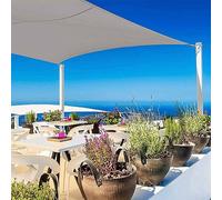 Outdoor Sun Shade Sail 3x2.5M - Dark Grey Square Canopy with Fixing Kit & Guy Rope for Patios Decks Gardens and Pools - UV Protection & Easy Installation