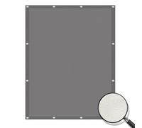 Outdoor Sun Shade Sail 80x80 cm with Grommets - Weather Protection Wind Blocker Tarp for Garden & Patio Dark Grey Canopy with Free Rope
