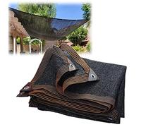 Outdoor Sun Shade Sail UV Blocker 95% Breathable Canopy for Patio Garden Pergola Waterproof Awning Various Sizes 2x3m 10x2m 3x4m 4x5m Black (Size: 10x12m)