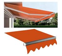 Outdoor Sunscreen Awning 4x3 ft Duty Polyester Canopy for Patio Door & Window Garden Shelter NonTelescopic Design UV Protection Durable Sunshade