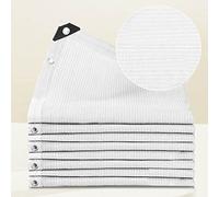 Outdoor Sunshade Netting - 92% Shade Cloth for Garden Balcony Patio Greenhouses - White Sun Sail (W6xL11m/19.69x36.09ft) - UV ProtectionLightweight