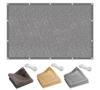 Outdoor Sunshade Sail for Deck and Patio - Water & Air Permeable, Durable, Easy to Fold Privacy Protection Awning