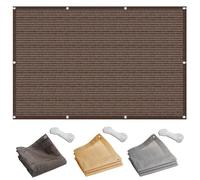 Outdoor Sunshade Sail for Deck, Patio, Backyard Privacy Protection, Water & Air Permeable, Durable, Easy to Fold Tightly Woven Awning