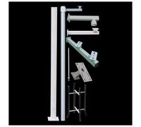 Outdoor Surveillance Pole with Camera Holder and Mounting Rebar Cage for Secure Monitoring Camera Installation