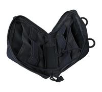 Outdoor Survival Bag, Camping Gear Bag Heavy Duty - Close-Top Tool Bag - Large Hardware Organizer with Reflective Strips for Hiking, Outdoor Activity Storage, Home Repair, Car, black,