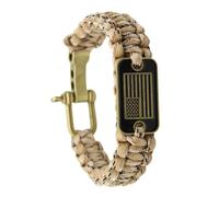 Outdoor Survival Paracord Bracelet - Rope Wristband | Gear with Adjustable Fit, Multi-Purpose Utility Bracelet for Camping, Hiking, and Outdoor Exploration Portable and Lightweight