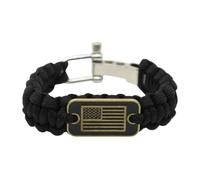 Outdoor Survival Paracord Bracelet - Rope Wristband | Gear with Adjustable Fit, Multi-Purpose Utility Bracelet for Camping, Hiking, and Outdoor Exploration Portable and Lightweight