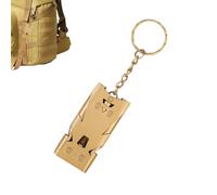 Outdoor Survival Whistle - Stainless Steel High Volume Triple High Decibel Door | Whistle for Disaster Prevention in Mountaineering, Outdoor Activities & Disasters, Rescue