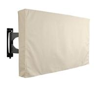 Outdoor Swimming Pool Weatherproof Tv Cover To Protect Screen Dustproof And Waterproof General Furniture(Beige,50 inch to 52 inch)