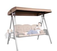 Outdoor Swing Canopy Replacement, 2 & 3 Seater Top Cover for Patio & Garden