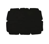 Outdoor Swing Canopy Replacement, Waterproof 420D Coated Oxford Fabric, 64.6x44.9 Inch - Durable UV Protection, Windproof Straps, Ideal for Outdoor Swing Porch Swings for Adults (Black)