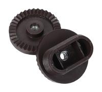 Outdoor Swing Chair Plastic Fittings for Balcony Backyard Black