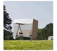 Outdoor Swing Cover 3 Triple Seater 210d Waterproof All Weatherprotection Outdoor Swing Cover for Lawn Garden, Party ,Brown-223*152*183cm