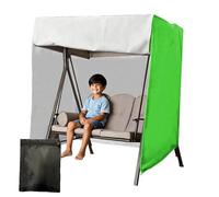 Outdoor Swing Cover 3 Triple Seater 210d Waterproof All Weatherprotection Swing Chair Canopy for Lawn Garden, Party ,Green-223*152*183cm