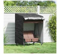 Outdoor Swing Cover Black 120x90x155cm 210D Oxford Waterproof UV-Resistant Snaps