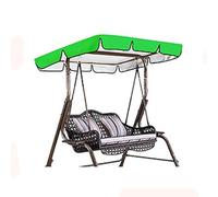 Outdoor Swing Replacement Canopy,Swing Canopy Replacement Top,2/3 Seater Garden Hammock Top Cover(Black,74.8 * 52 * 5.9in)