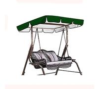 Outdoor Swing Replacement Canopy,Swing Canopy Replacement Top,2/3 Seater Garden Hammock Top Cover(Black,74.8 * 52 * 5.9in)
