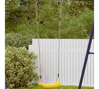 Outdoor Swing Seat for Kids Single with Adjustable Rope Tree Swing Red vidaXL