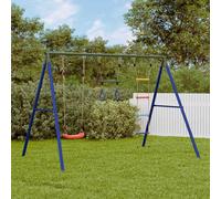 vidaXL Outdoor Swing Set with Swing, Trapeze, Ladder Play Swing Kids Swing Set