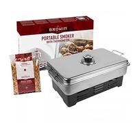 Outdoor Table Smoker with Thermometer - Balcony Table Smoker, Grill, BBQ
