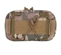 Outdoor Tactical Utility Tool Organizer Waist Bag Molle Horizontal Pouch Hiking Camping Compact Admin Pouch(CP)