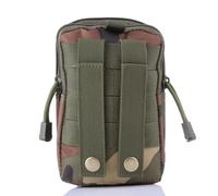 Outdoor Tactical Waist Bag Molle Pouch Military Hip Compact Belt Bag Wallet Camping Phone Power Bank Camping Hiking Gear Tool Organizer, Green