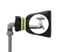 Outdoor Tap Cover for Winter,WeFine Thickened Outside Tap Cover with Reflective Strip,Large Insulated Protector Outdoor Faucet Covers from Freezing Bursting