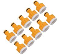 Outdoor Tap Garden Hose Connector 3/4in Thread + 1/2in Reducer Watering 10pc
