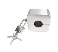 Outdoor Tap Locks - Weatherproof Garden Safety, Padlock Hose | Lat Lock for Unauthorised Use, Theft, Bandit Protection, Heavy Duty Spigot Guard Made of St