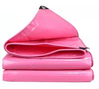 Outdoor Tarp Waterproof Heavy Duty Tarps PVC Tarpaulin Tear Proof Super Thick Tarp Cover For Camping Pool Car Tent,Rip And Tear Proof Tarpaulin With Grommets And Reinforced Edges(Pink,2*2.5M/6.5*8.2FT