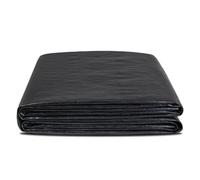 Outdoor Tarpaulin, 16x16ft, 11mil Black Multi-purpose Tarpaulin, UV Resistant, No Hemming or Punching, Suitable for Camping, Roofs, Yards, Swimming Pools(33x98ft/10x30m)