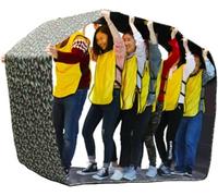 Outdoor Team Games Inflatables Game Playing Run Mat Indoor Outdoor Home Play Work Team Building Activity Equipment Teamwork Toys(Adult-6M)