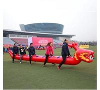 Outdoor Teamwork Games, Inflatable Dragon Boat, Fun Dry Land Inflatables(6 seats)