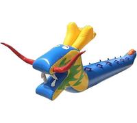 Outdoor Teamwork Games, Lawn Inflatable Dragon Boat, Game Group Competition Activity Equipment(6 seats)